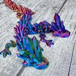 Two Head Crystal Dragon