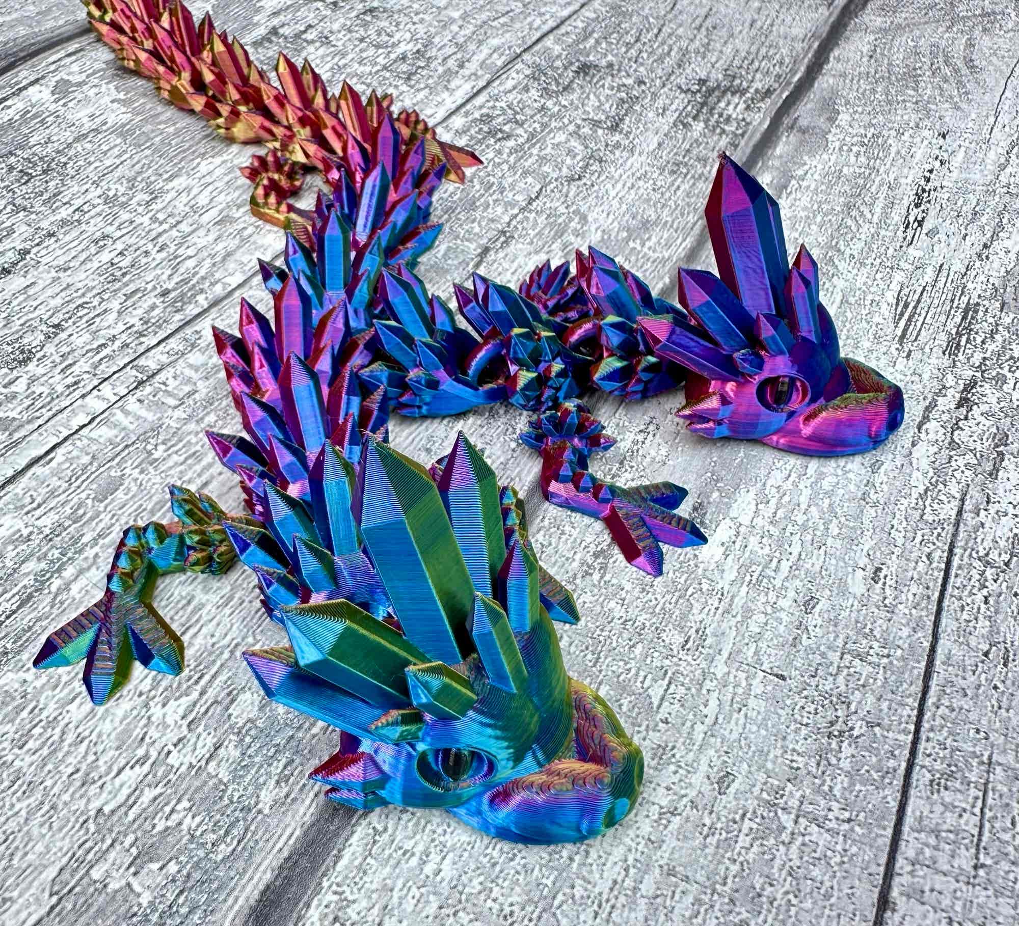 Two Head Crystal Dragon